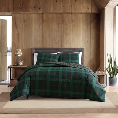 Eddie Bauer Woodland Tartan Green Comforter Set
