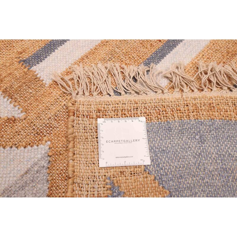 ECARPETGALLERY Flat-Weave Palas Denizli Tan Kilim - 5'3 x 7'10