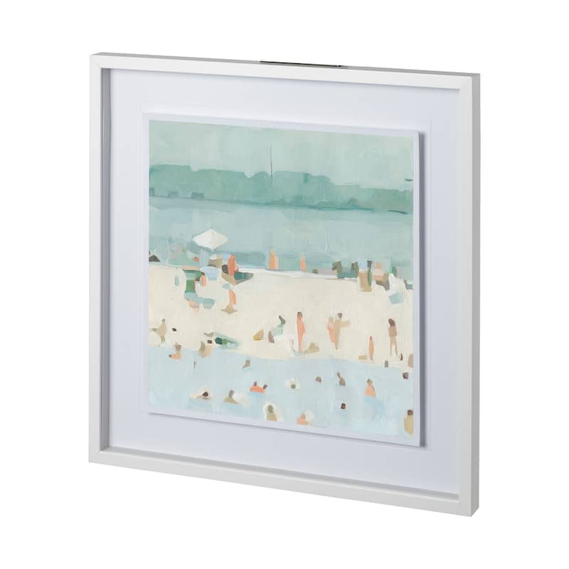 Sea Glass Sandbar I Framed Art Print