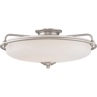 Griffin 4-Light Flush Mount in Antique Nickel