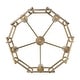preview thumbnail 4 of 6, Marco 5-Light Chandelier in Brushed Champagne Bronze with Clear Glass - 5 Light Chandelier