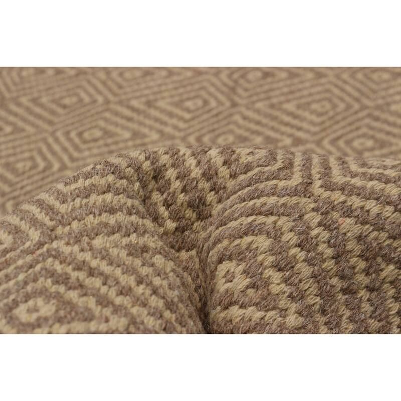 Nevada Brown Kilim 5'2" x 7'4" - 5'2 x 7'4