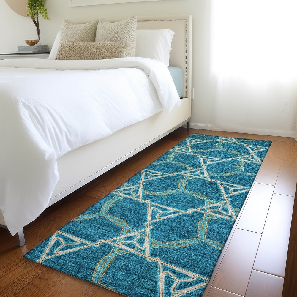 Premium Washable Super Soft Modern Tangle Mayfield Rug