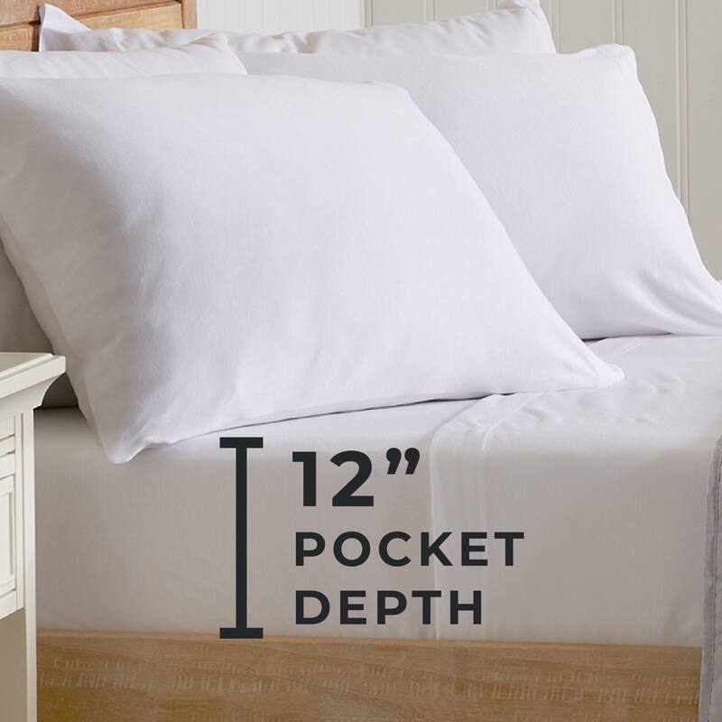 Premium Modal T-Shirt Jersey Knit Sheet Set