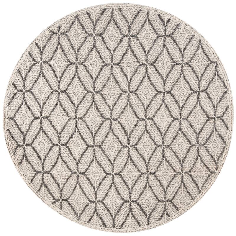 SAFAVIEH Handmade Trace Lakeisha & Contemporary Geometric Wool Rug