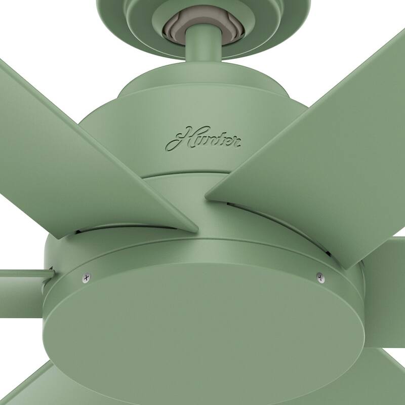 Hunter 44" Kennicott Outdoor Ceiling Fan with Wall Control, Damp Rated - Industrial, Contemporary, Transitional