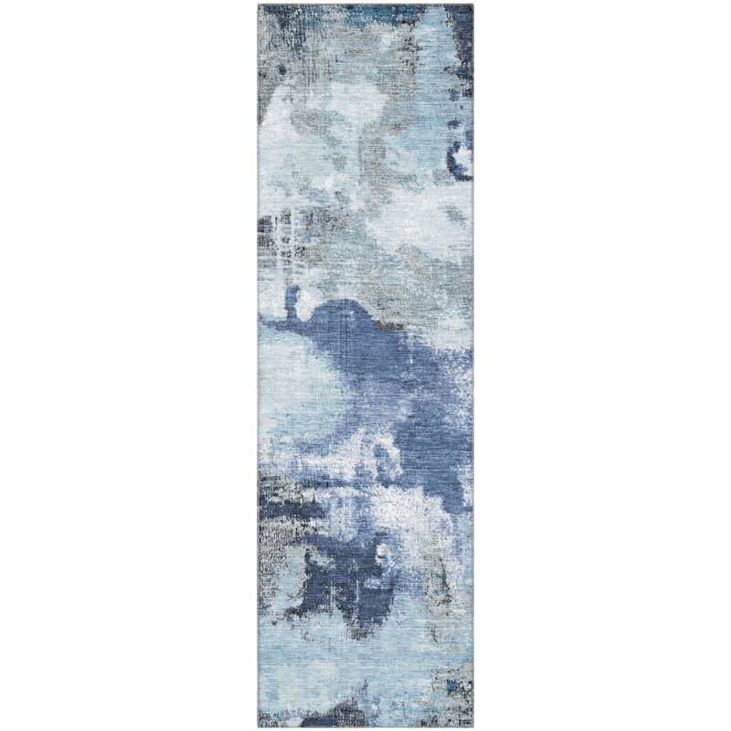 Premium Washable Super Soft Abstract Brushstrokes Mayfield Rug