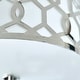preview thumbnail 2 of 3, Libby Langdon for Crystorama Jennings 3 Light Polished Nickel Ceiling Mount - 16.25'' W x 8.75'' H