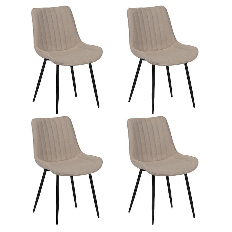Set of four dining chairs