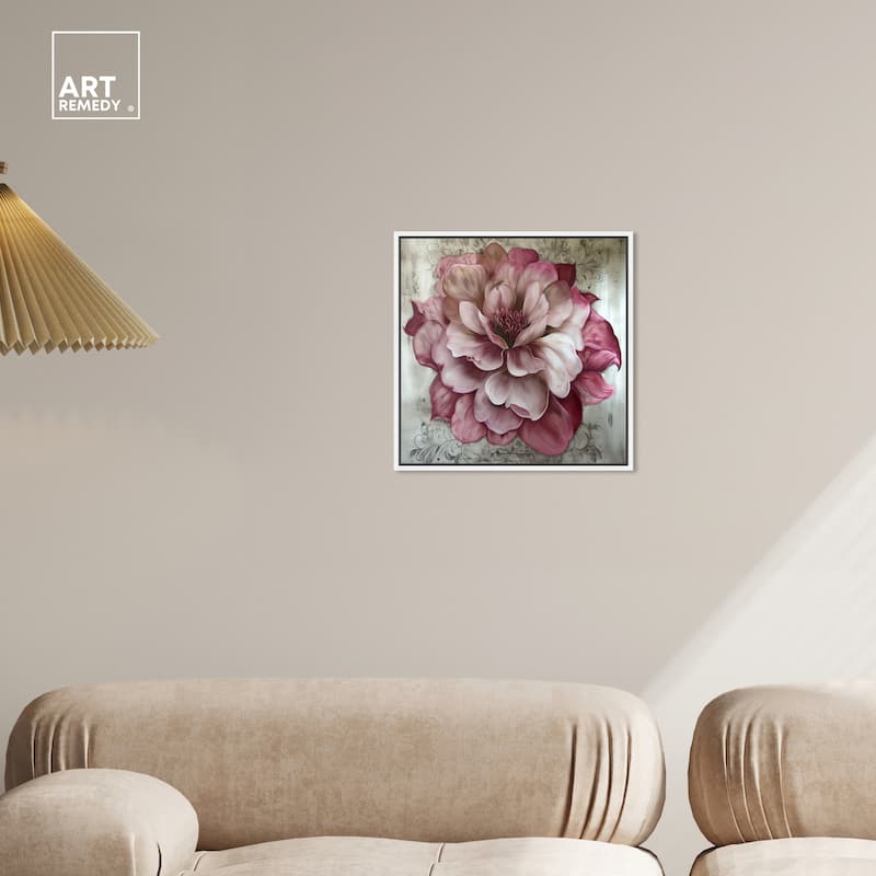 Art Remedy Darla Framed Floral Fine 1 Piece Canvas Wall Art