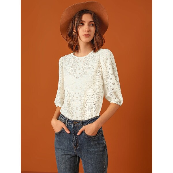 sheer beige top