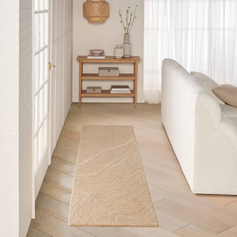 DKNY Pure Angles Indoor only Abstract Area Rug