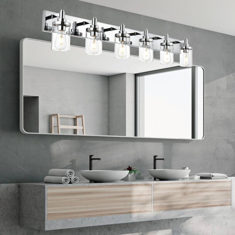 Modern Bathroom Lights with Clear Shape