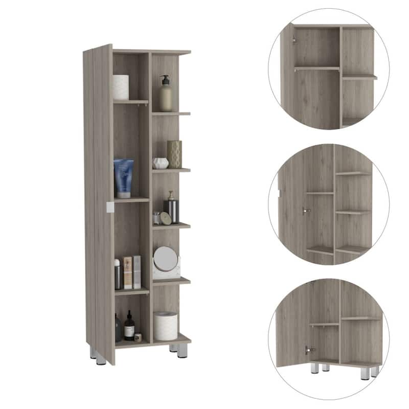 Portland 5-Shelf Linen Cabinet