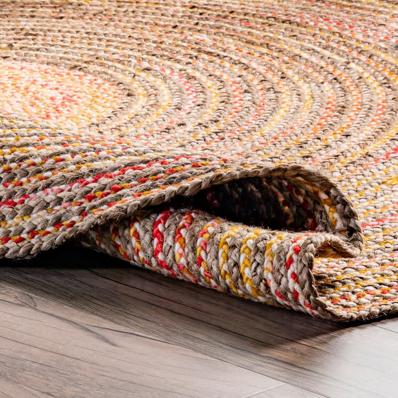 Nuloom Draya Casual Braided Jute Area Rug
