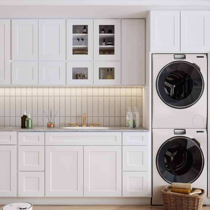 30-inch Bathroom Cabinet with Soft-Close Doors, Versatile Storage, and Waterproof MDF