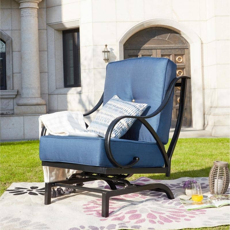 Patio Festival Outdoor Cushioned Rocking-Motion Chair