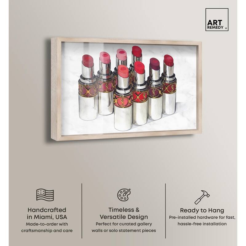 Doll Memories - Lipsticks 22 Shadowbox by Art Remedy