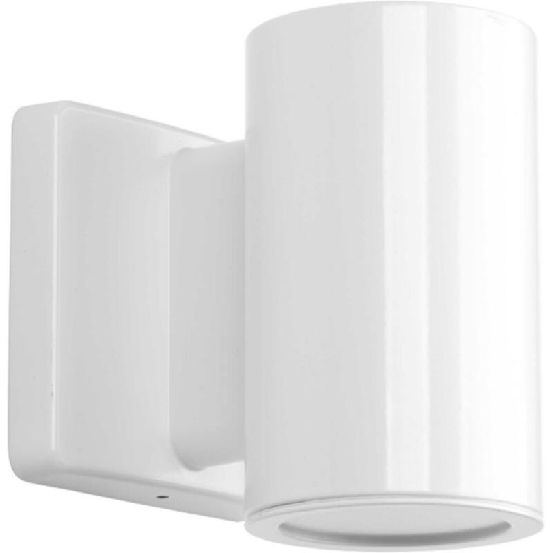 Progress Lighting Cylinders 5-5/8" Tall Integrated LED Outdoor Wall - White