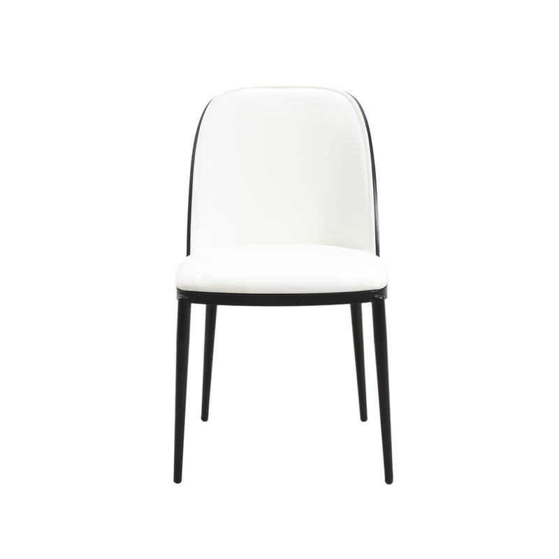 Voren 7-Piece Dining Set 55-Inch Rectangular Sintered Stone Dining Table and 6 Dining Side Chairs