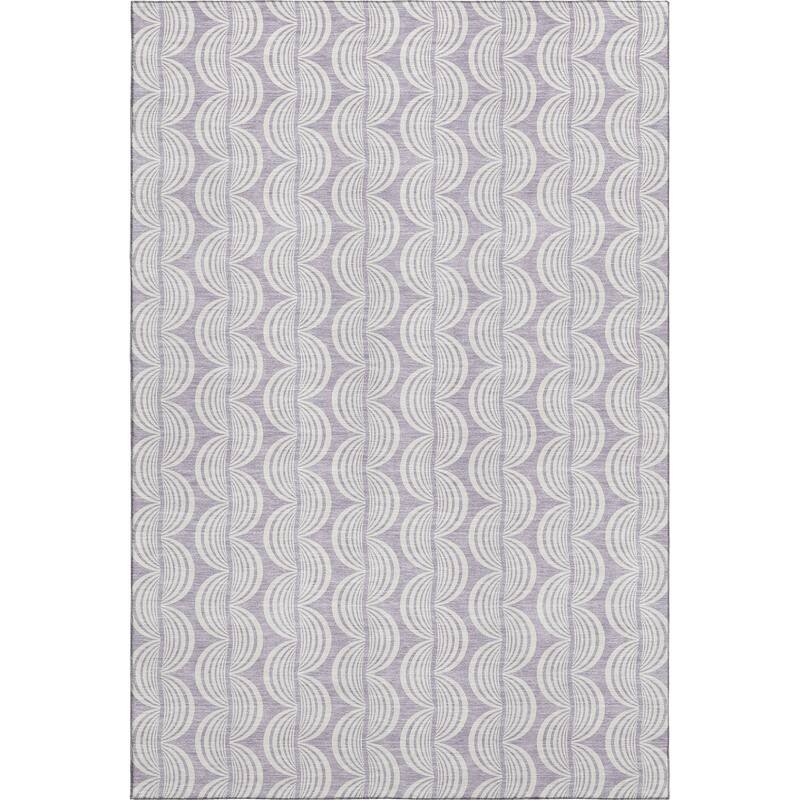 Premium Washable Super Soft Modern Scallop Mayfield Rug