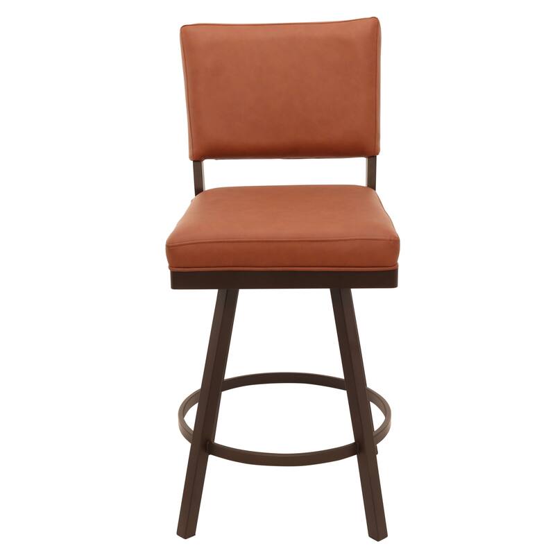 Tempo Furniture Emerson Swivel 26" Counterstool w/ Fully Welded Metal Frame (Commercial Grade) by Furnish Theory (Var. Colors)