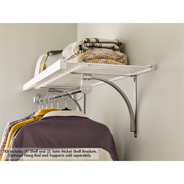Closetmaid shelftrack wood shelves sale