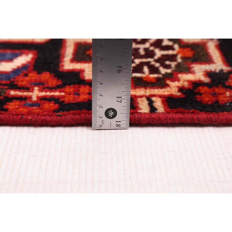 ECARPETGALLERY Hand-knotted Andelz Red Wool Rug - 4'0 x 7'3