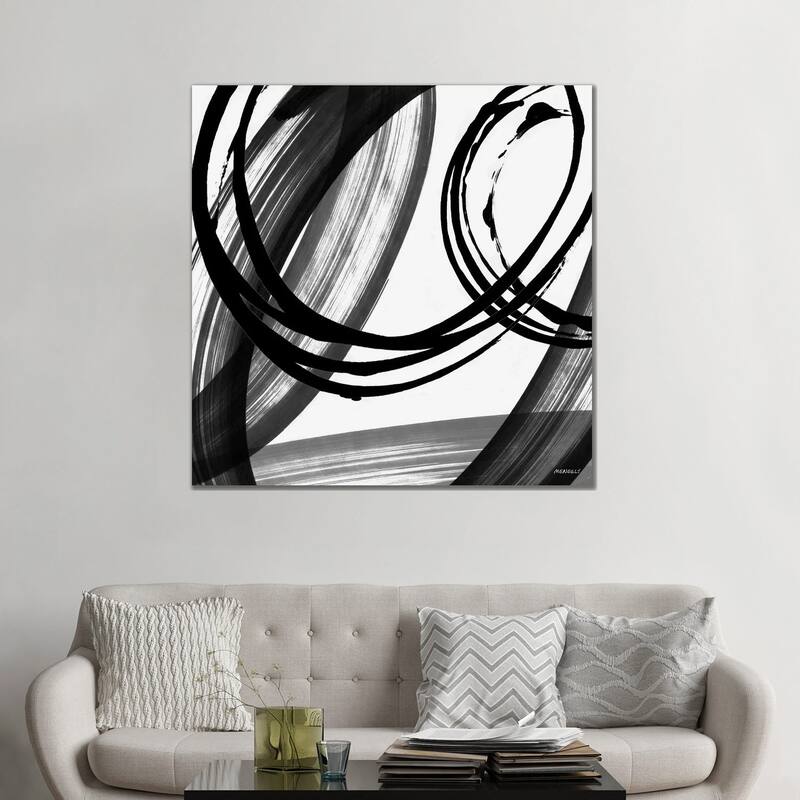 iCanvas "Black and White Pop I" by Dan Meneely Canvas Print