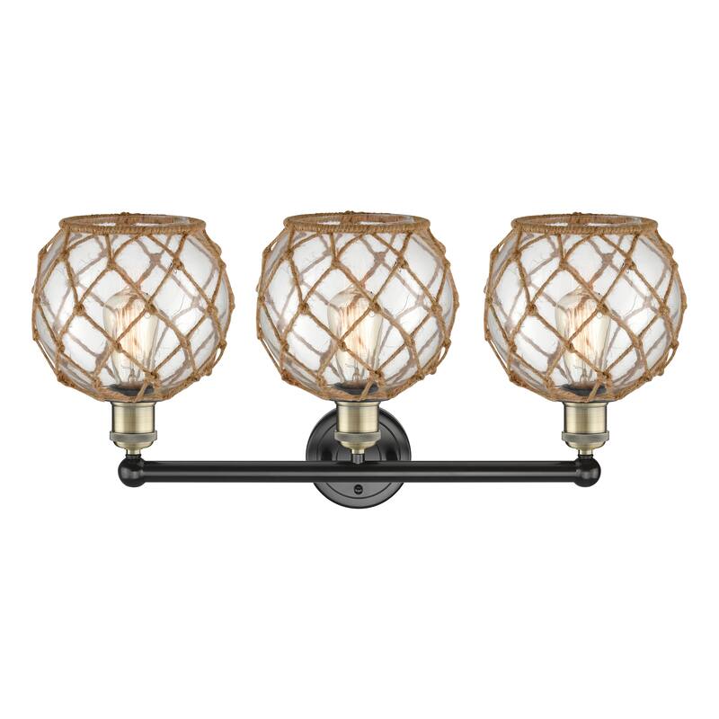 Innovations Lighting Endless Possibilities Edison - Farmhouse Rope - 3 Light 26" Bath Vanity Light