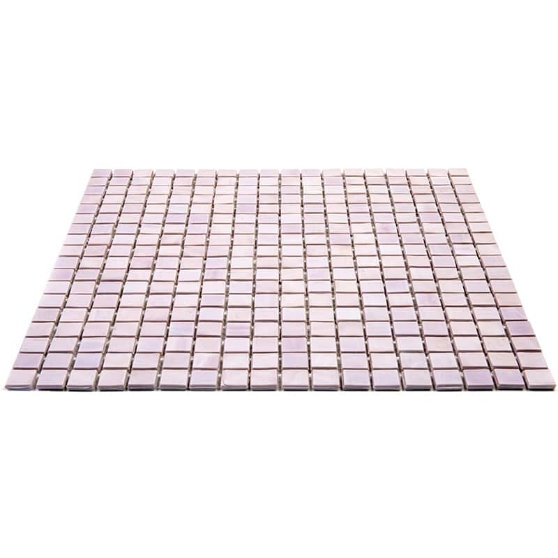 Apollo tile 12" x 12" Skosh Glossy Lavander Glass Tile (18.69 sq ft/case) - 20 Pack