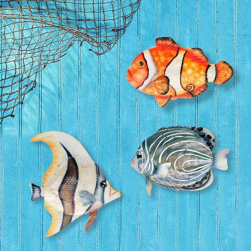 Clown Fish Wall Decor - 1 x 9 x 6