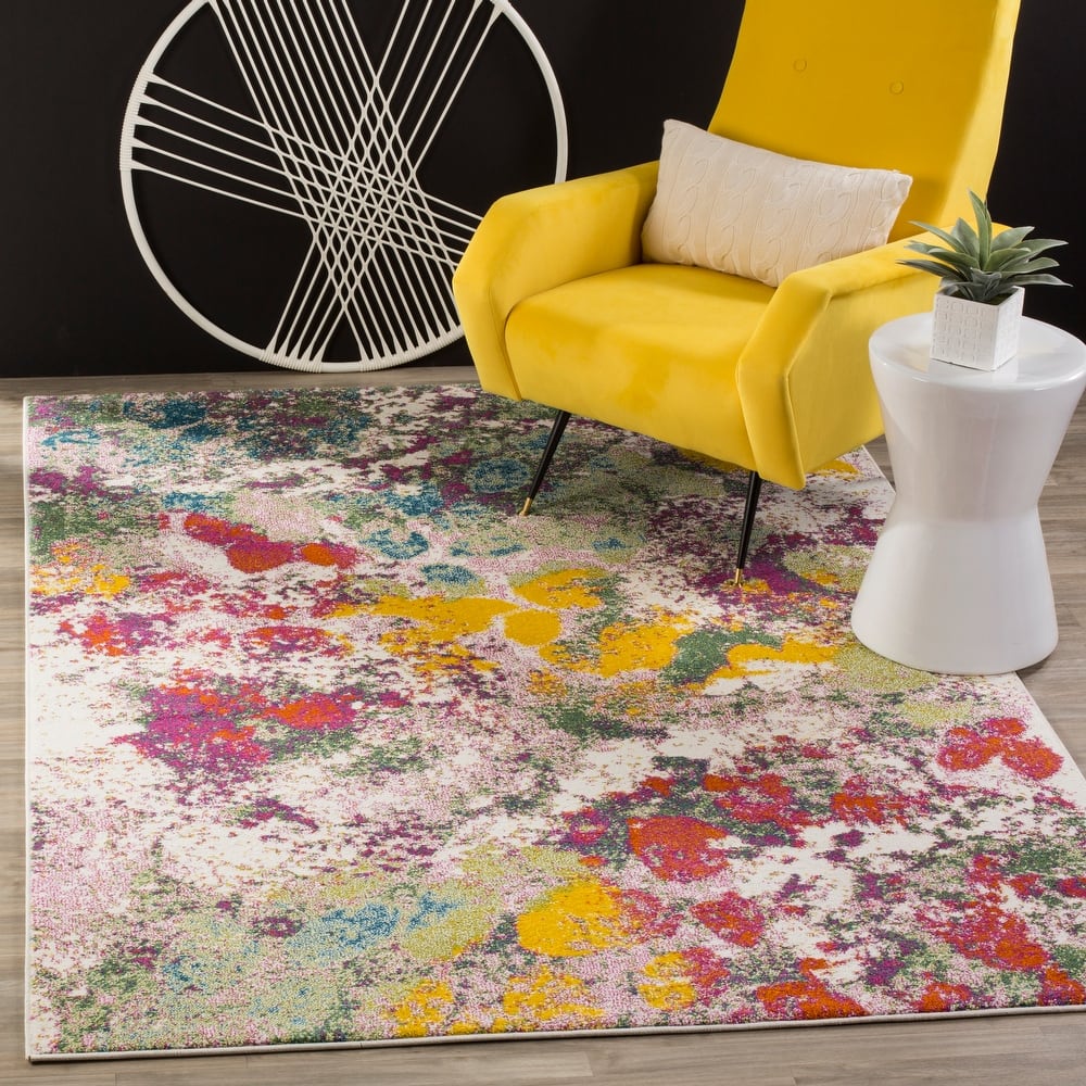 SAFAVIEH Watercolor Sophie Modern Abstract Rug