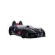 preview thumbnail 7 of 6, Modern Novelty Style Twin Size Bed Race Car Design Attached Two Magnetic Doors With Led Lights On Wheels