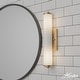 preview thumbnail 3 of 9, Hunter Holly Grove Bathroom Vanity Wall Light, Art or Shelf Light - Contemporary - Damp Rated!
