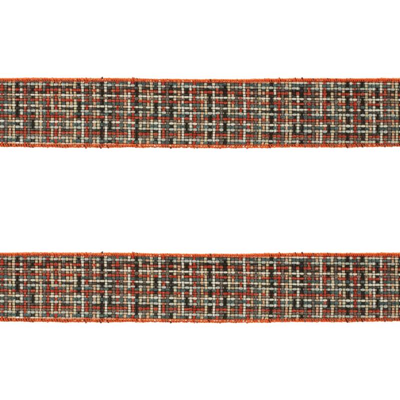 Checkered Woven Wired Ribbon (Set of 2)