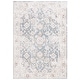preview thumbnail 29 of 31, SAFAVIEH Baltimore Debra Machine Washable Shabby Chic Vintage Oriental Rug 5'3" x 7'6" - Light Grey/Blue - Rectangle