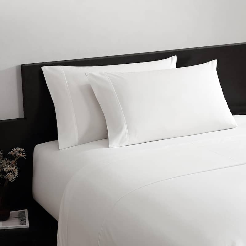 Vera Wang Egyptian Cotton Solid Sheet Set