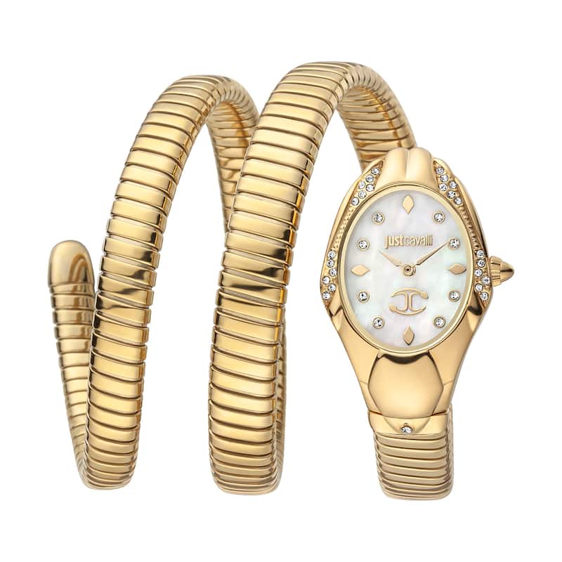 Just Cavalli Women's JC1L185M0015 Quartz Watch - Gold-Tone