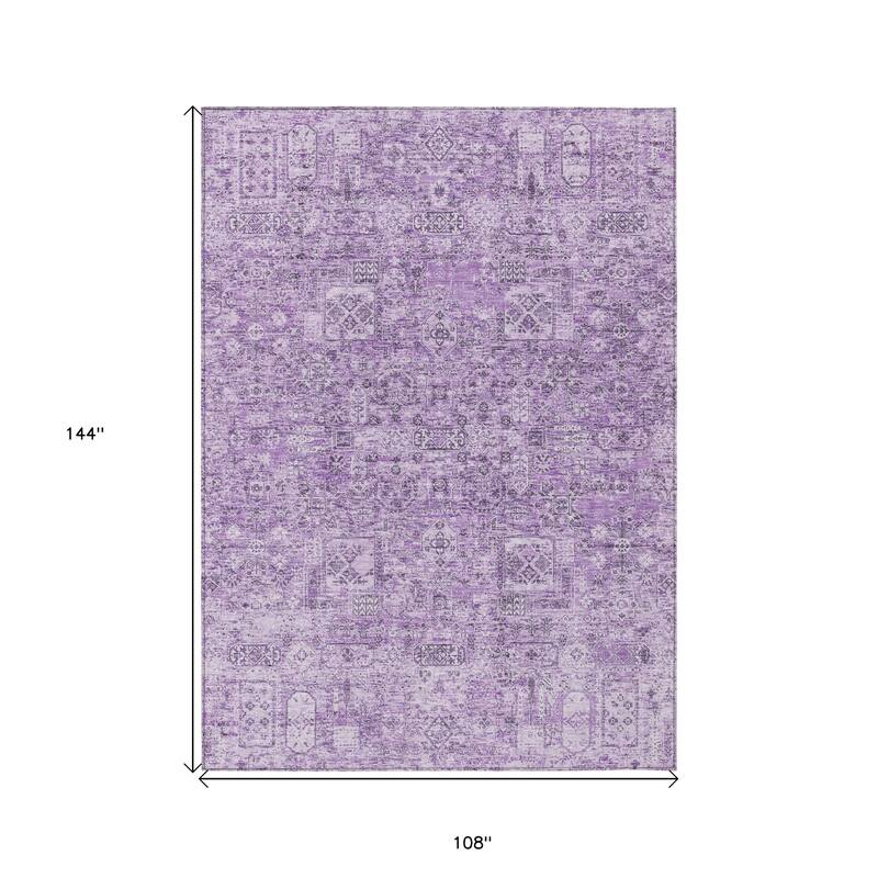 HomeRoots Floral Transitional Rectangle Outdoor Rug