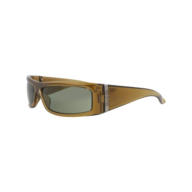 Gucci Shield-Frame Injection Sunglasses