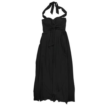 bar III Womens Solid Maxi Dress,, Black, 4