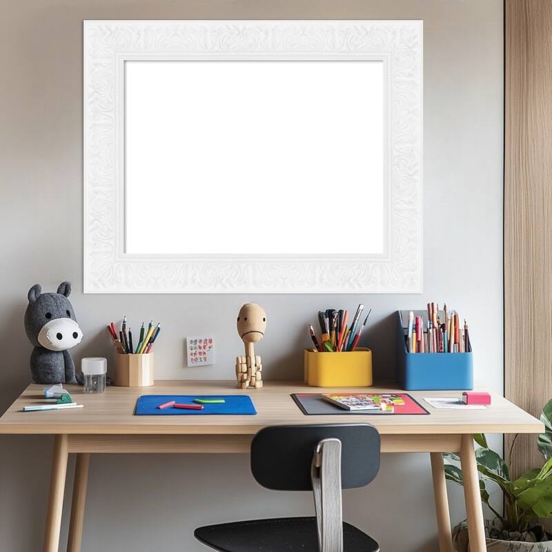 Luxe Framed Dry Erase Magnetic Board