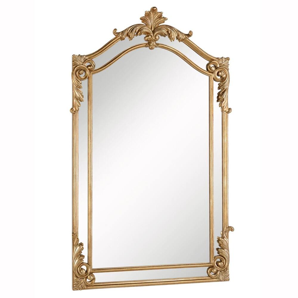 Somette Antique Goldtone Framed Mirror