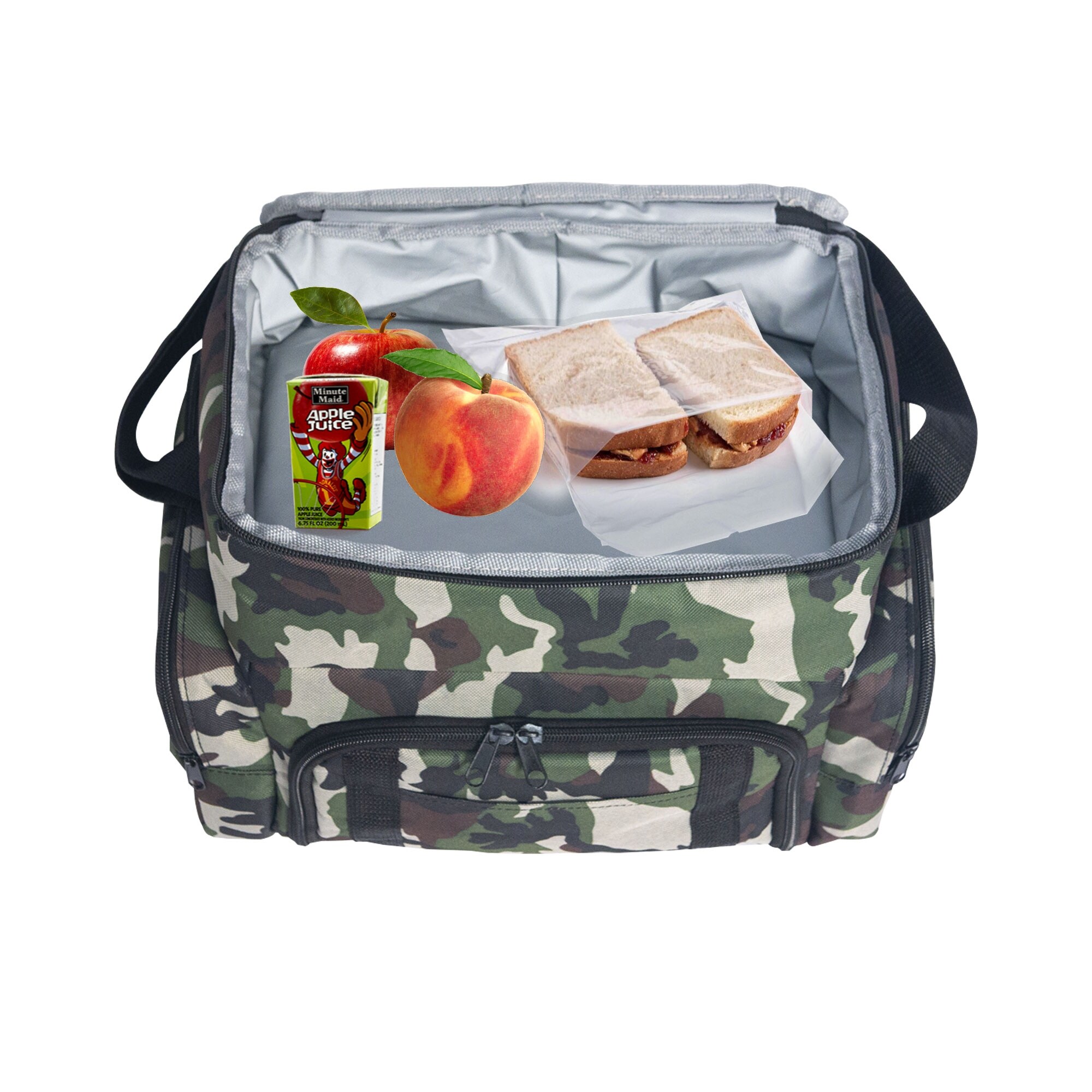 camouflage lunch box