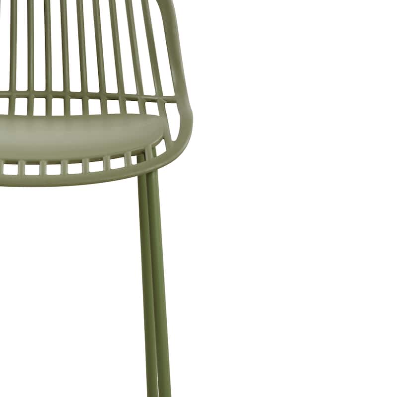 Christopher Knight Home - Benson Modern Outdoor Barstool with Weather-Resistant Design - Set of 2