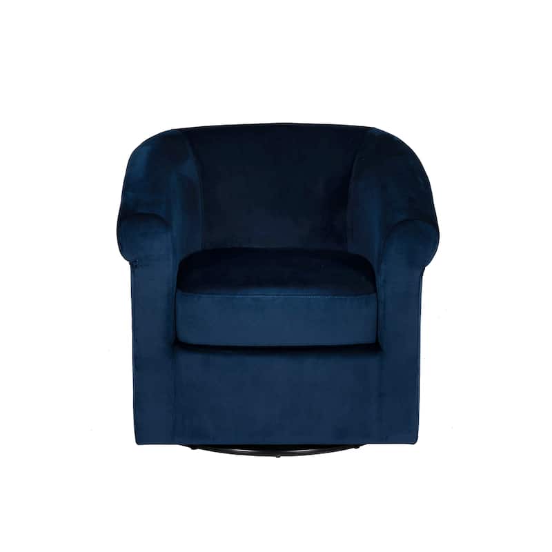 Moriarty Velvet Swivel Chair