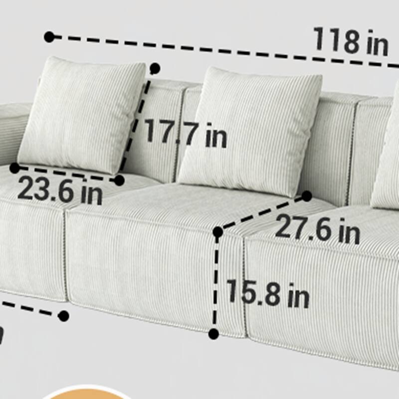 Modular Sectional Sofa,Convertible Block Sofa Floor Sofa Bed