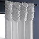 preview thumbnail 13 of 34, Exclusive Fabric Ruched Textured Faux Dupioni Silk Curtain (1 Panel)