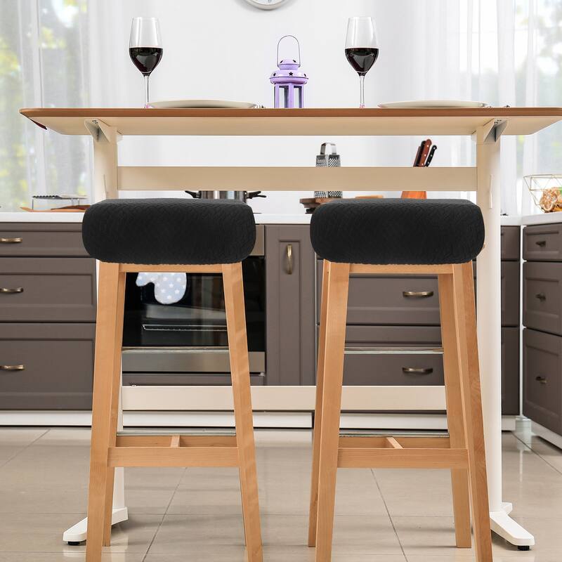 4pcs Stool Covers Rectangle, Bar Stool Covers Saddle Seat Cover